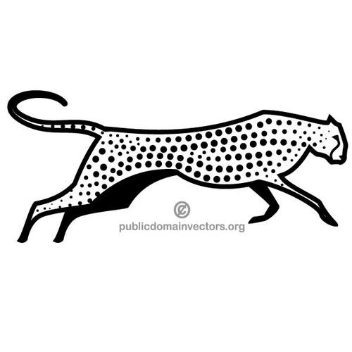 Cheetah Vector Image 500x500 Cheetah Vector Image