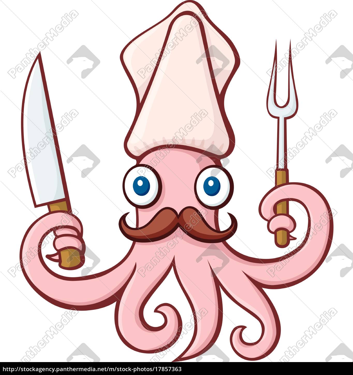 Squid Chef Cartoon 1364x1450 Squid Chef Cartoon