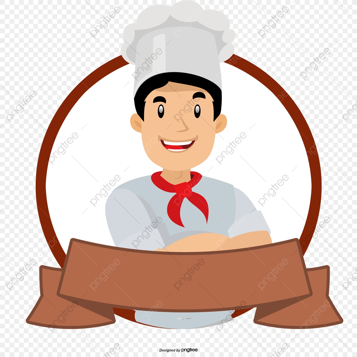 1200x1200 Chef Cartoon Label, Cartoon Chef, Food Labels, Chef Vector Png