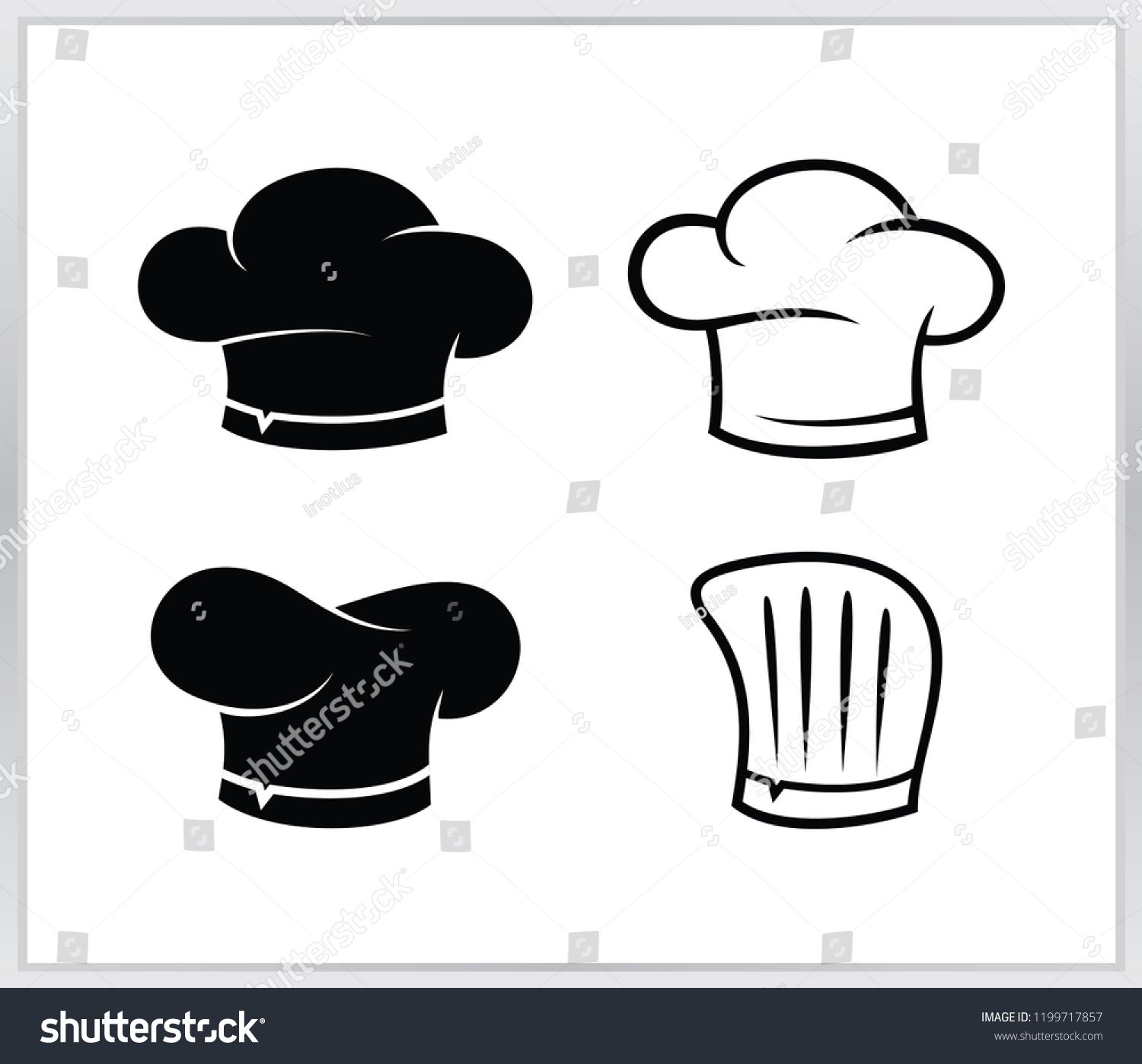 1500x1398 Set Chef Hat Logo Cheaf Hat Vector Design Template Hat Logo Set