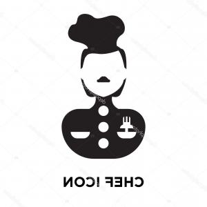 300x300 Stock Illustration Chef Icon Vector Isolated White Hoodamathrun