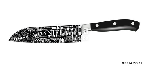 Knife Chef Concept Stock Image And Royalty Free Vector 500x231 Knife Chef Concept Stock Image And Royalty Free Vector
