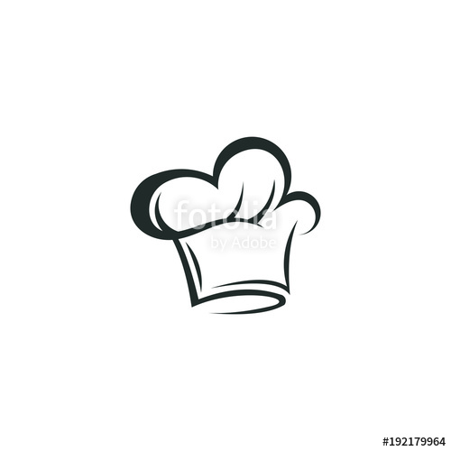 Chef Hat Logo Vector Abstract Template Download Stock Image 500x500 Chef Hat Logo Vector Abstract Template Download Stock Image