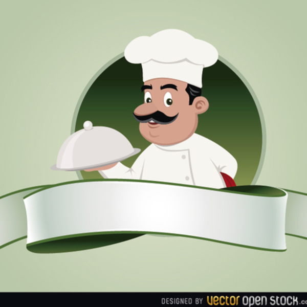 Free Vector Chef Emblem 600x600 Free Vector Chef Emblem