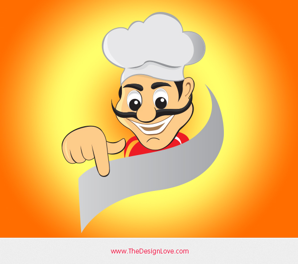Free Vector Chef Logo 599x531 Free Vector Chef Logo