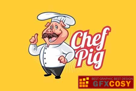 Chef Pig Mascot Logo Free Download Photoshop Vector Stock Image 450x300 Chef Pig Mascot Logo Free Download Photoshop Vector Stock Image