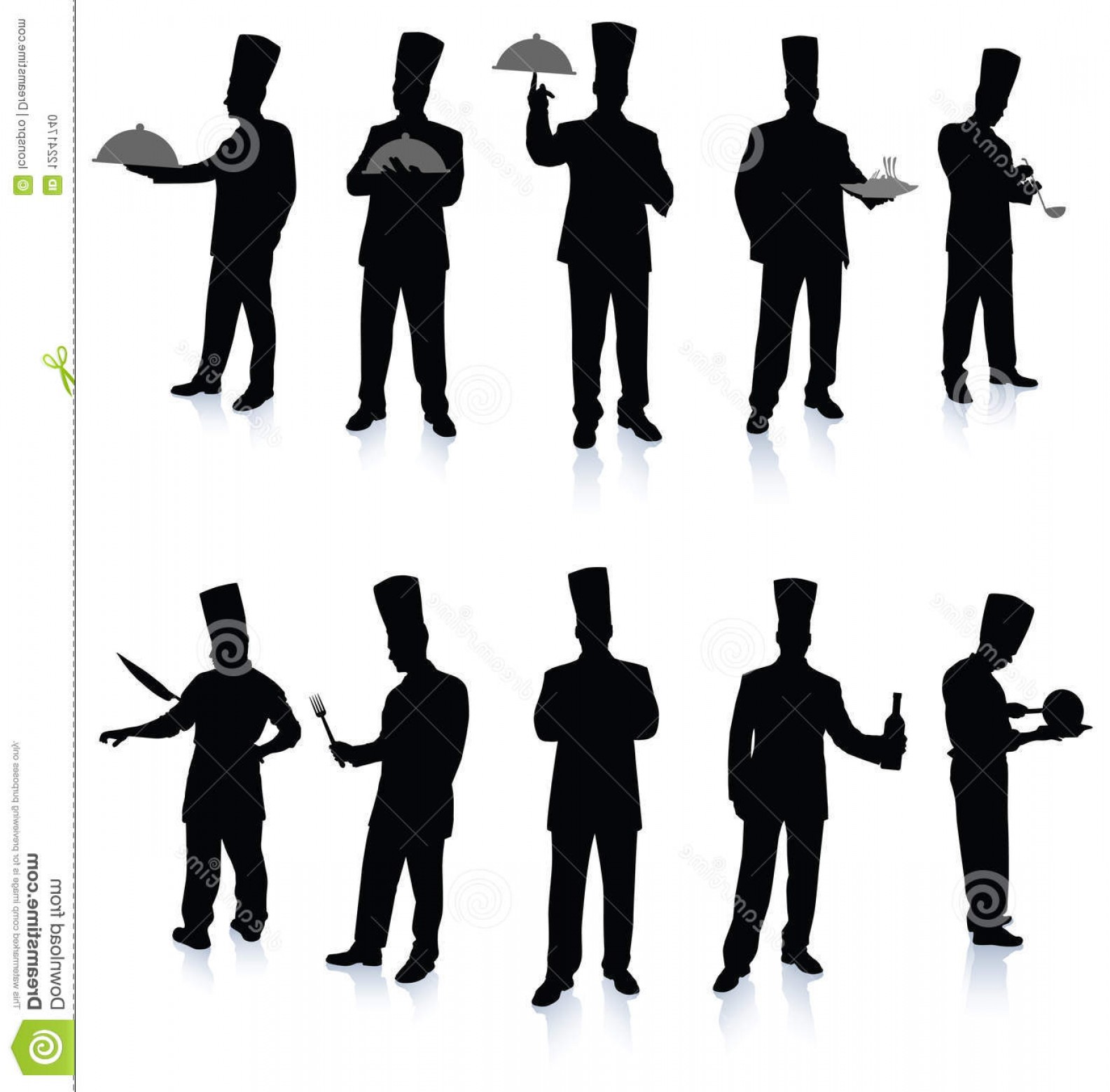 1585x1560 Collection Of 'chef Silhouette' Download More Than Images