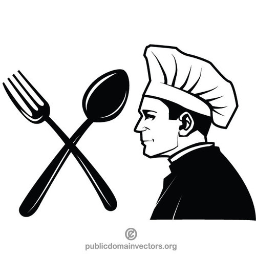 500x500 Restaurant Chef Vector Graphics