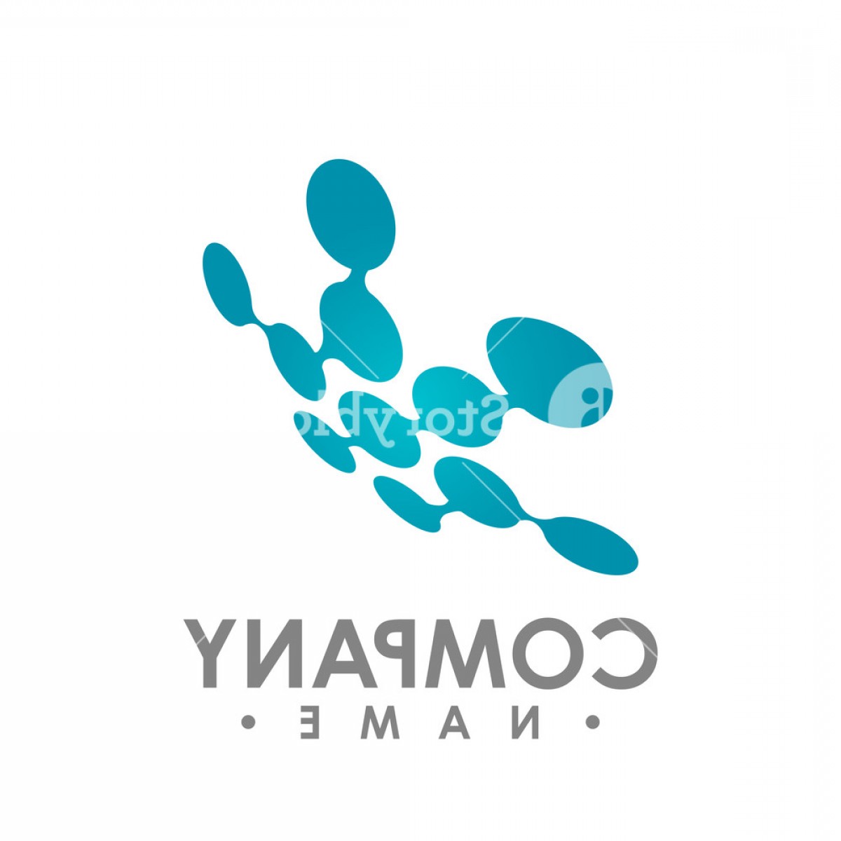 1200x1200 Logotype Icon Dna Molecule Atom Neuron Vector Template Logo