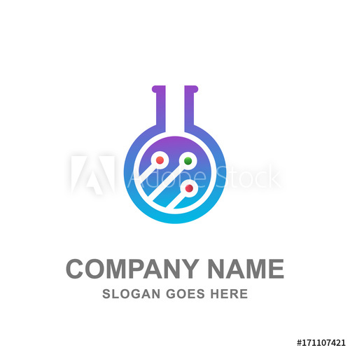 500x500 Technology Science Chemistry Logo Vector Icon