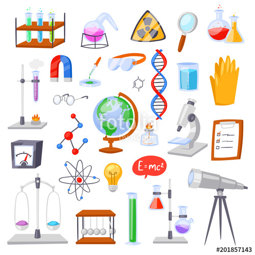 500x500 Chemistry Vector Chemical Science Or Pharmacy Research