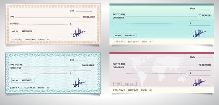 Cheque Vector at Vectorified.com | Collection of Cheque Vector free for ...