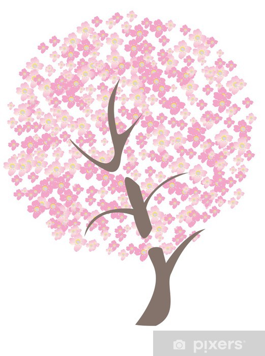 521x700 Vector Cherry Blossom Tree Sticker We Live To Change