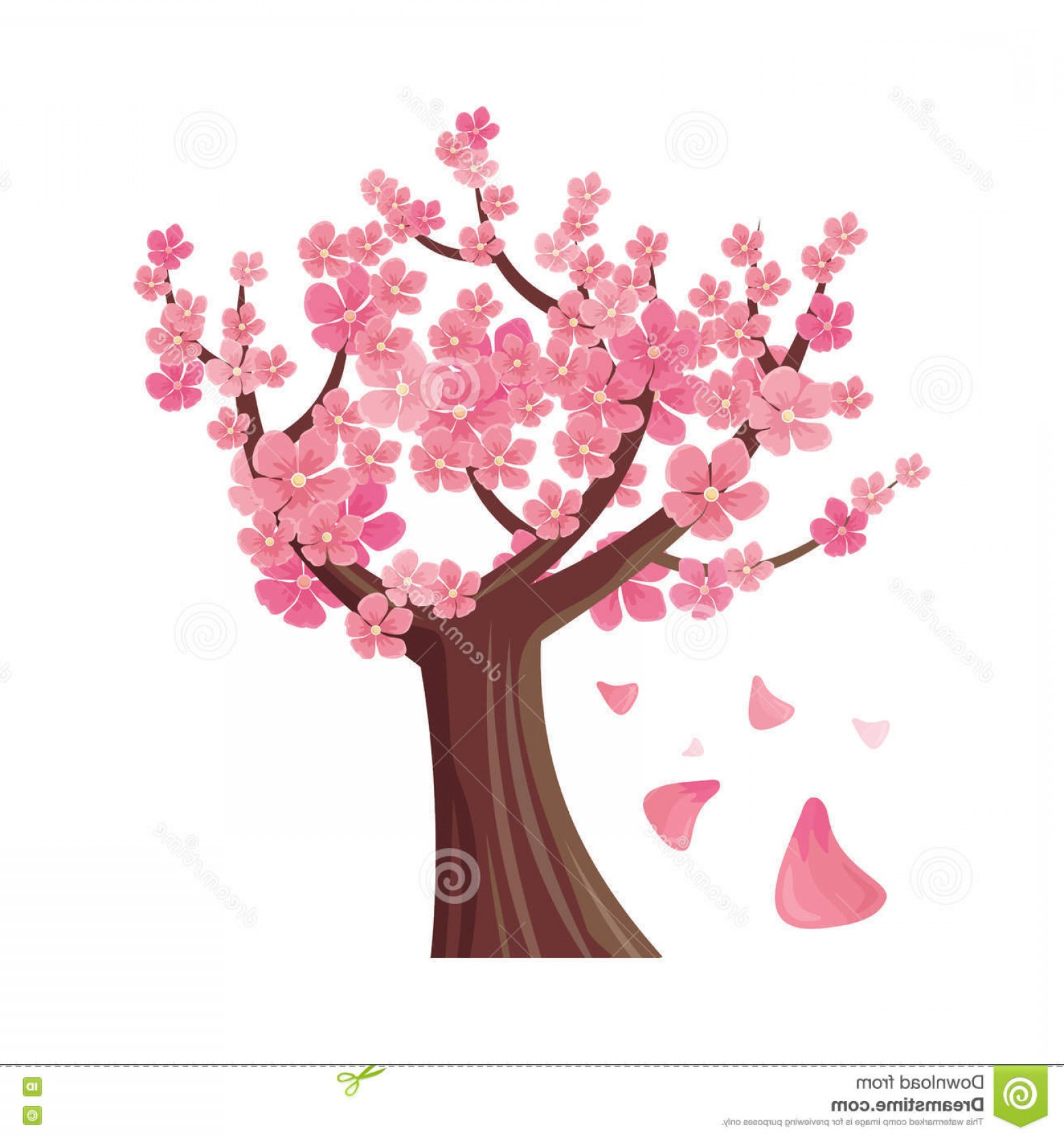 1560x1668 Falling Cherry Blossom Vector Hoodamathrun