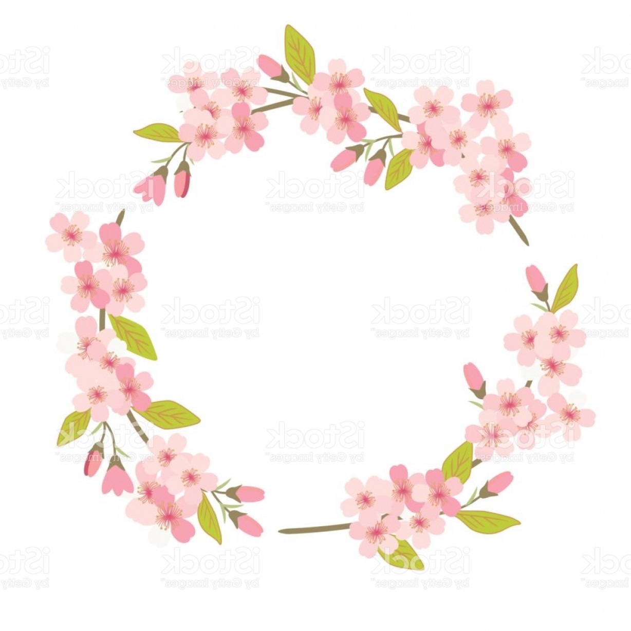 1228x1228 Sakura Cherry Blossom Round Frame Gm Geekchicpro