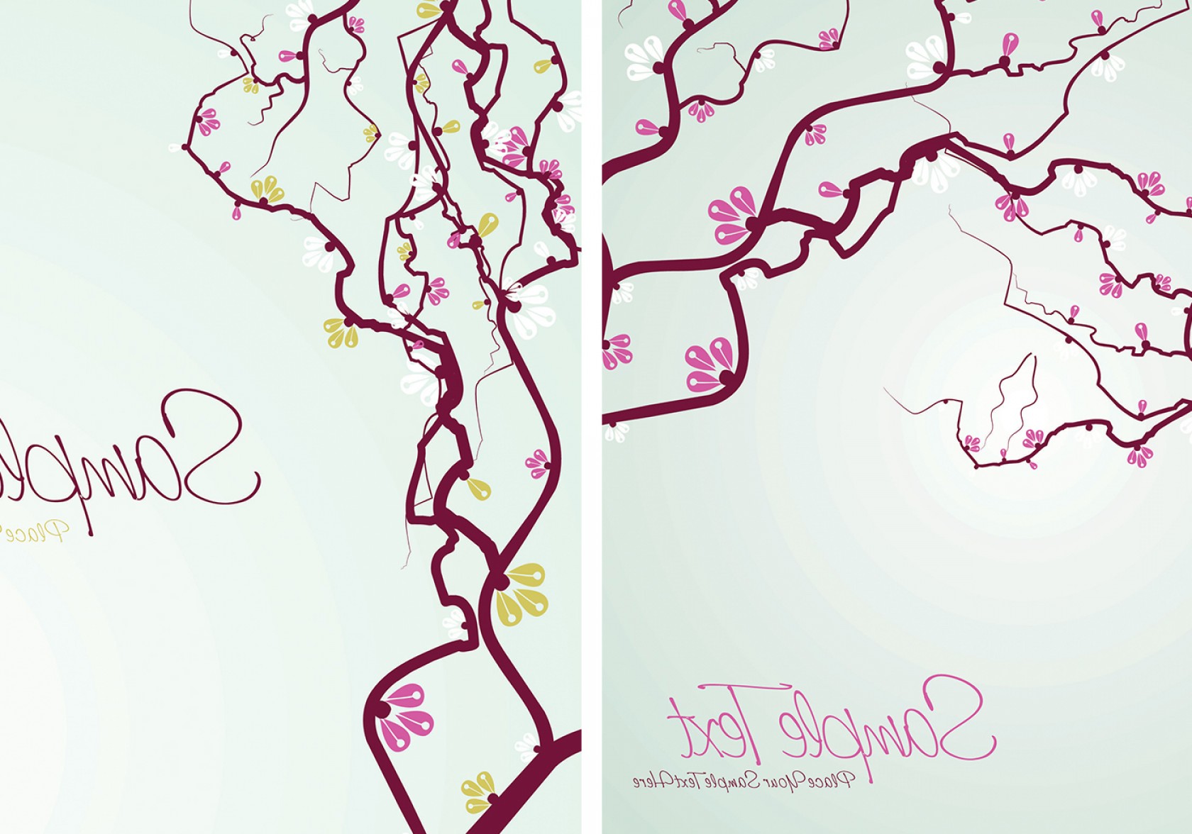 1680x1176 Swirl Tree Vector Wallpaper Catchsplace