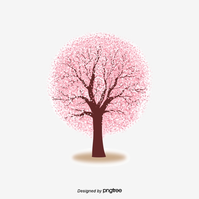 640x640 Vector Cherry Tree, Cherry Vector, Tree Vector, Cherry Tree Png