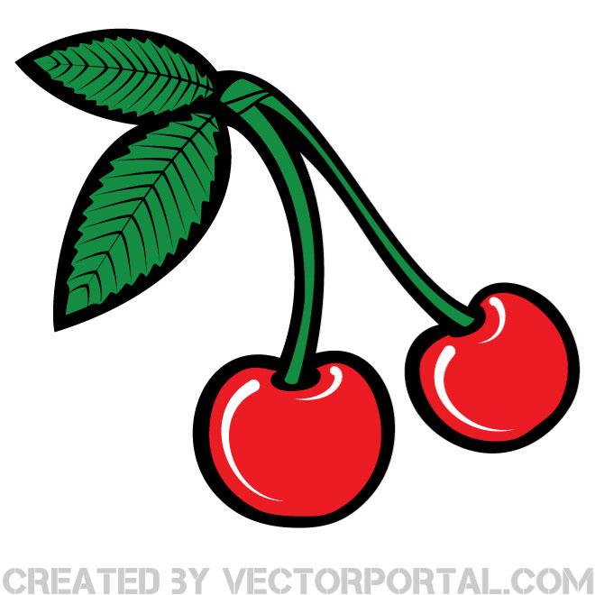 Cherry Vector Clip Art 660x660 Cherry Vector Clip Art