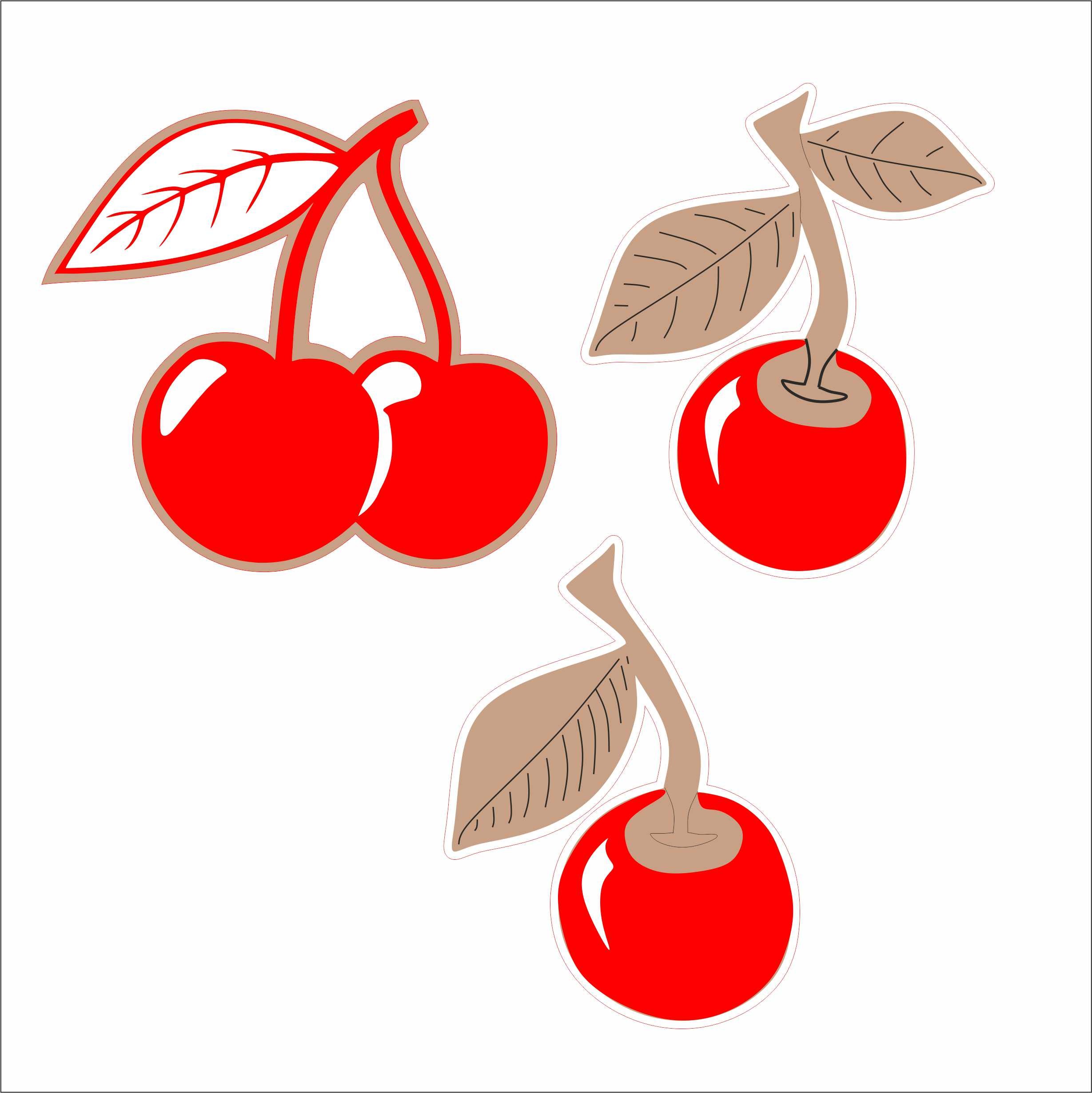 Cherry Vector 2458x2461 Cherry Vector
