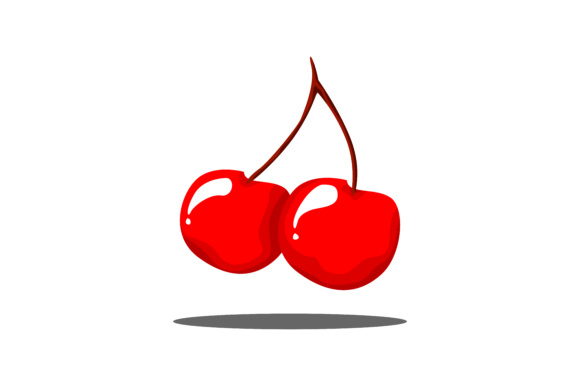 Fruit Cherry Vector Graphic 580x386 Fruit Cherry Vector Graphic