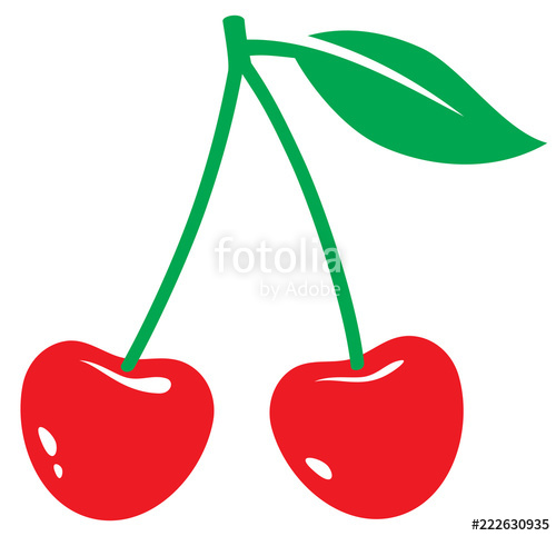 Cherry Vector Illustration Stock Image And Royalty Free Vector 500x482 Cherry Vector Illustration Stock Image And Royalty Free Vector