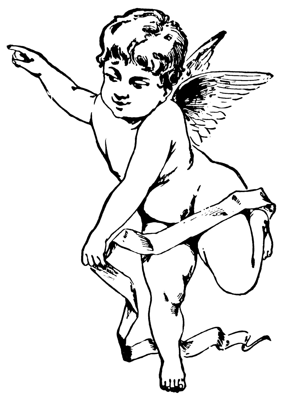 1130x1600 Cherub Clipart