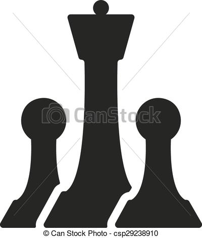 400x470 The Chess Icon Game Symbol Flat Vector Illustration