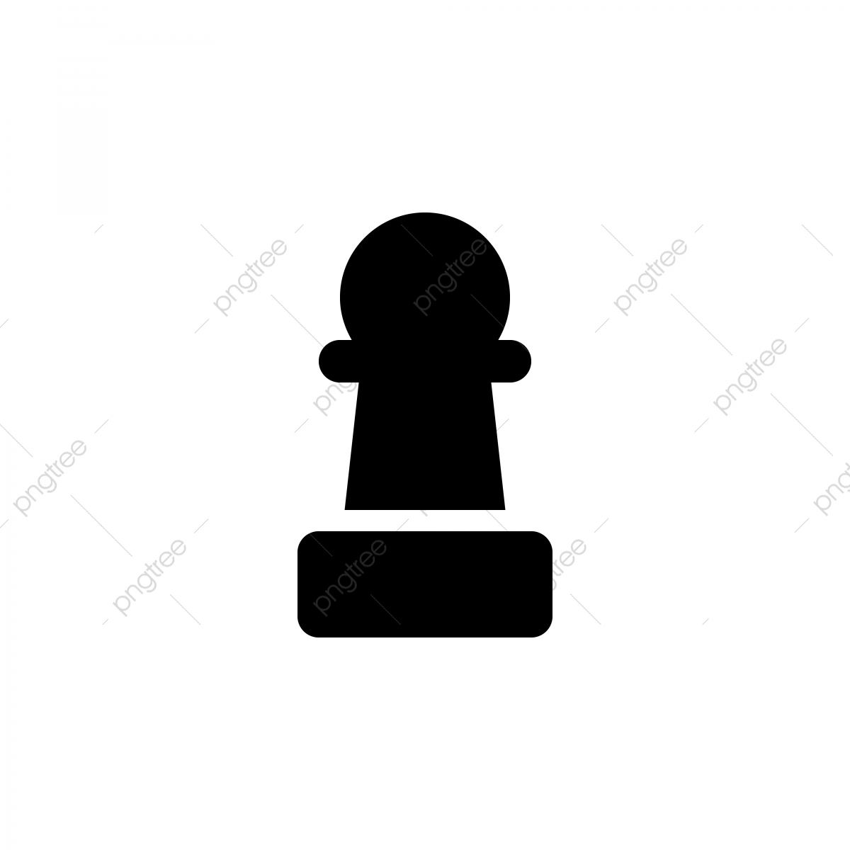1200x1200 Chess Icon Vector Illustration In Glyph Style For Any Purpose