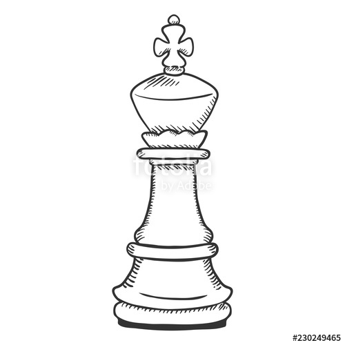 500x500 Vector Single Sketch Illustration