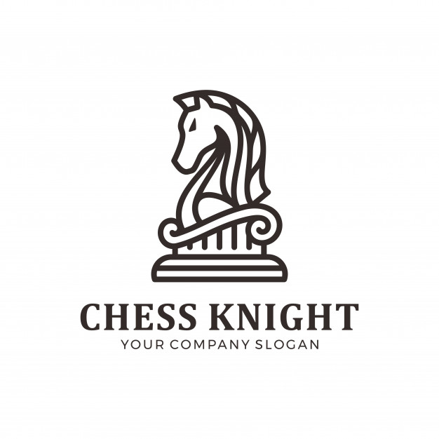 626x626 Chess Knight Logo, Horse Logo Vector Premium Download