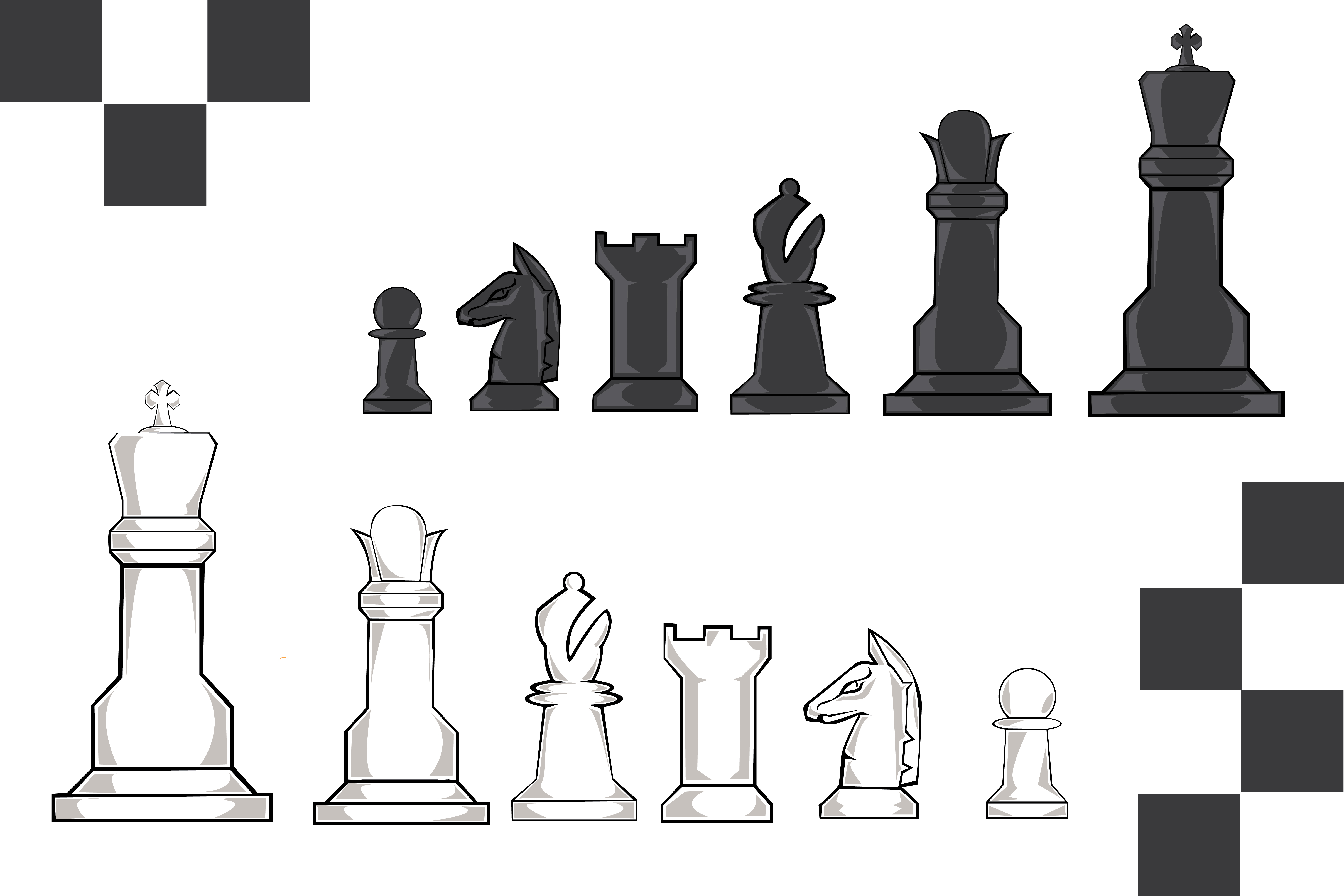Download Chess Pieces Vector at Vectorified.com | Collection of ...