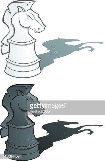 334x514 Knights Chess Pieces Vector Illustrations Premium Clipart