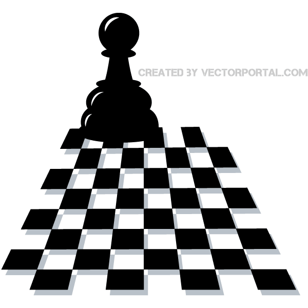 600x600 Chess Pawn Vector Art