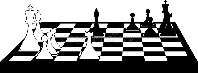 800x297 Clipart Of Chess Board
