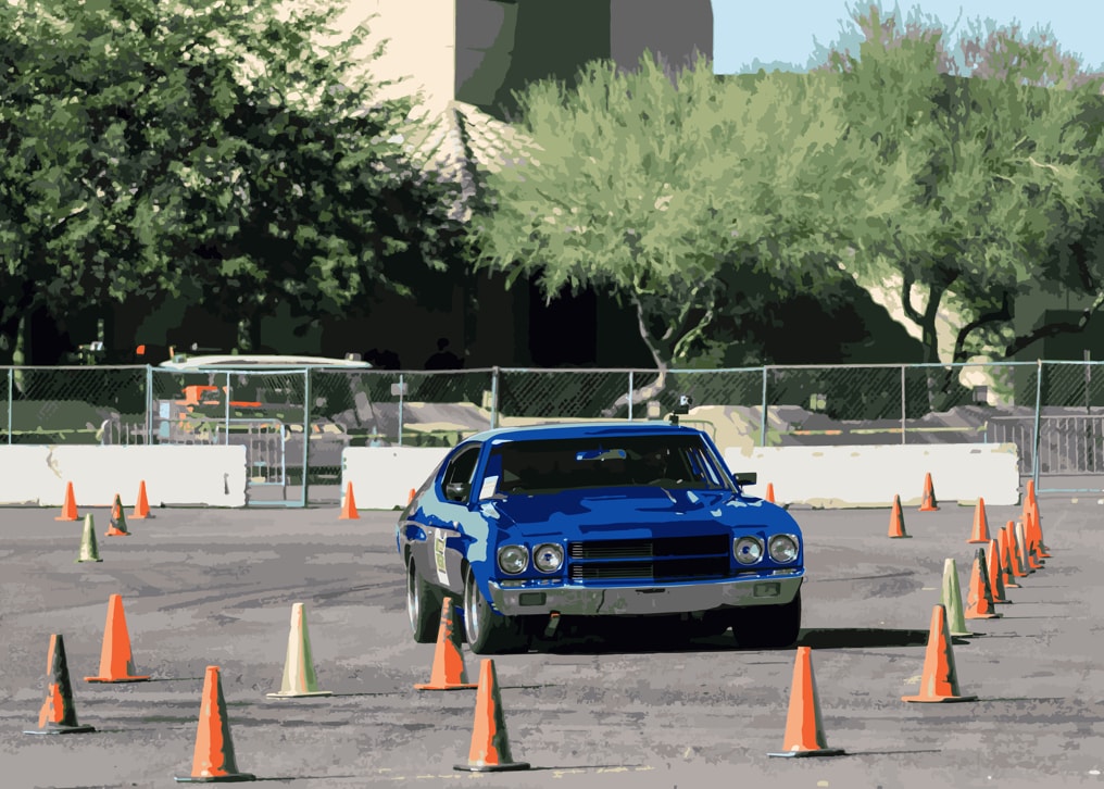 1016x726 Chevy Chevelle Vector Art Print