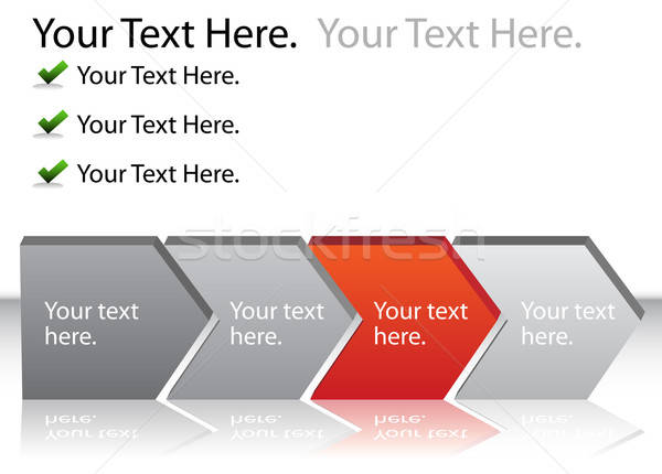 600x430 Chevron Arrow Chart Vector Illustration John Takai