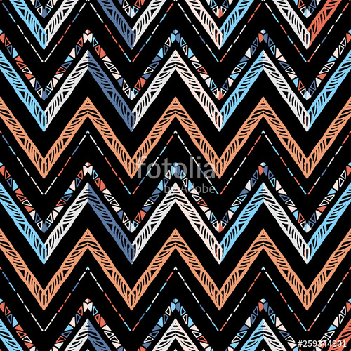 Seamless Ethnic Zigzag Chevron Pattern Vector Illustration Stock 500x500 Seamless Ethnic Zigzag Chevron Pattern Vector Illustration Stock