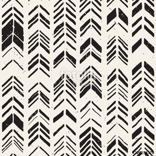 Seamless Hand Drawn Style Chevron Pattern In Black And White 500x500 Seamless Hand Drawn Style Chevron Pattern In Black And White
