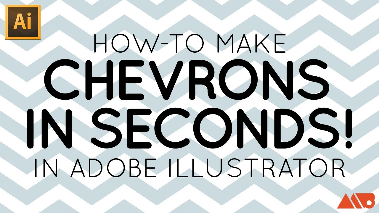 Adobe Illustrator Tutorial Make A Chevron In Seconds! 1280x720 Adobe Illustrator Tutorial Make A Chevron In Seconds!