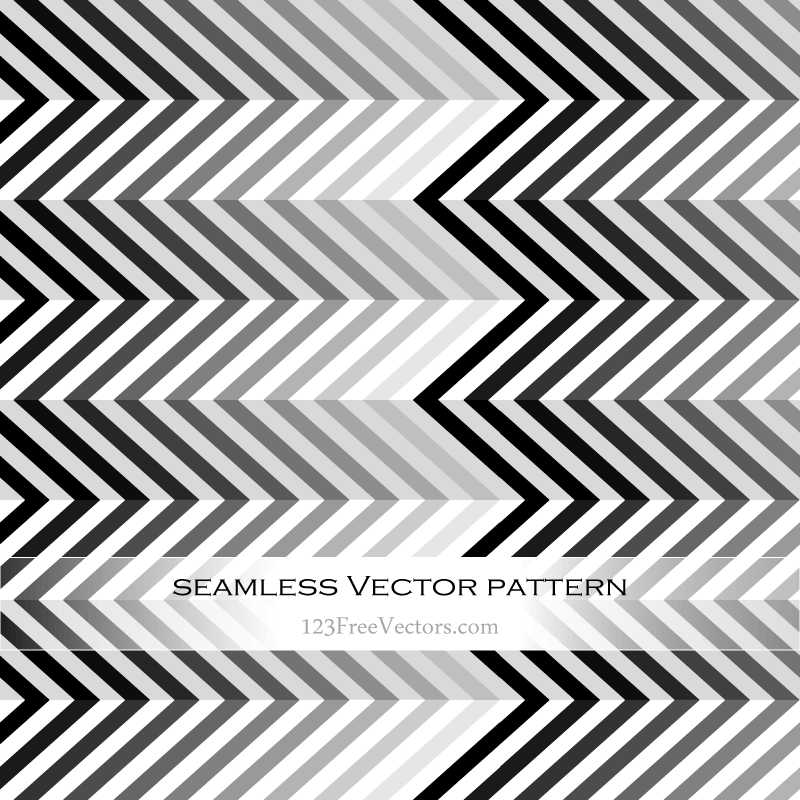 800x800 Black And White Chevron Pattern Vector Download Free Vector Art