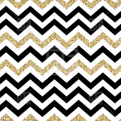 400x400 Chevron Seamless Pattern Glittering Golden Surface Vector Image