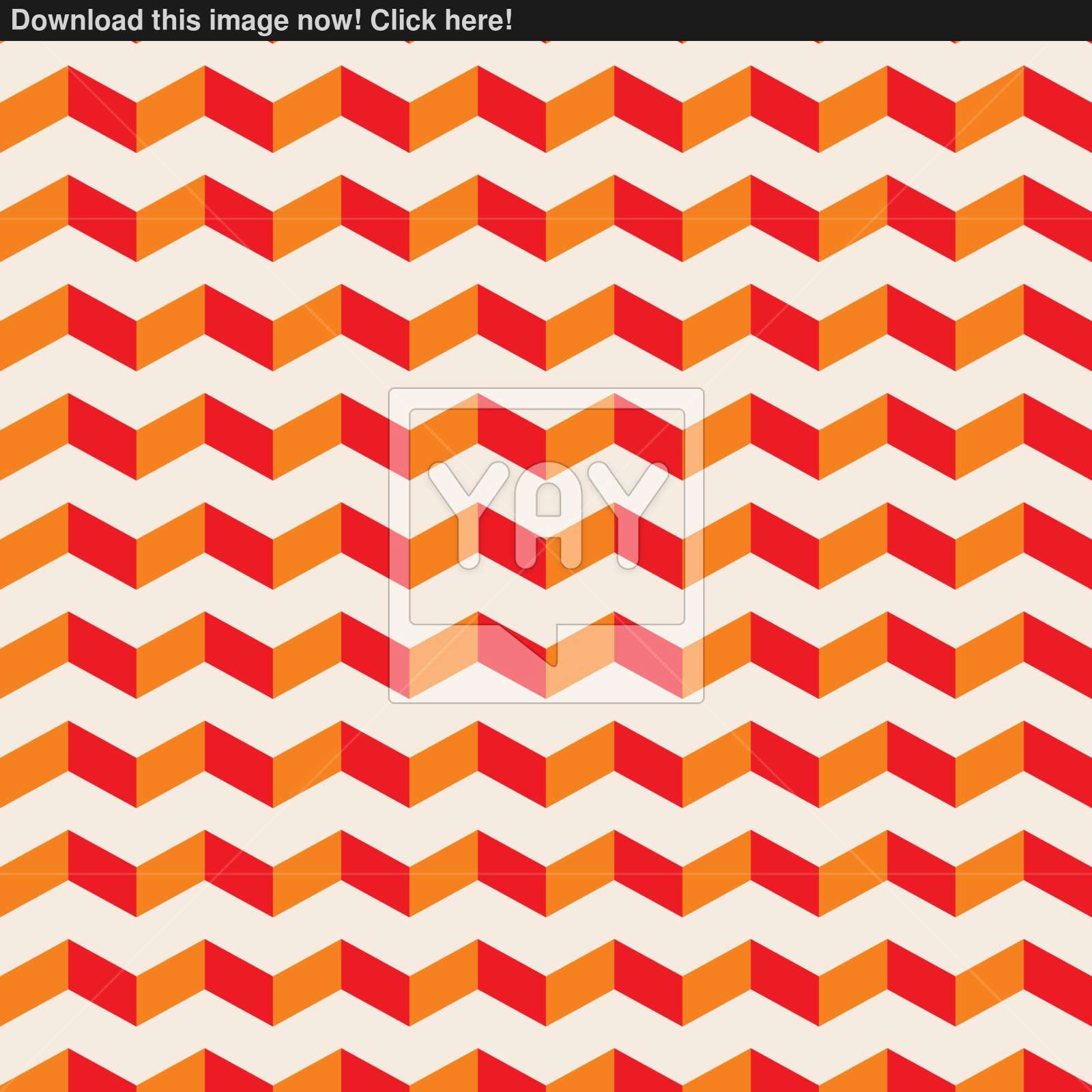 1600x1600 Aztec Chevron Vector Summer Seamless Hot Pattern, Red And Orange