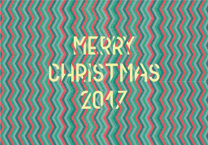 700x490 Merry Christmas Chevron Vector