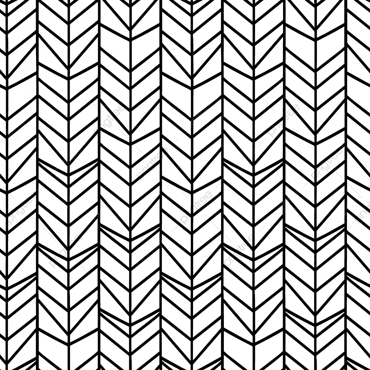 1200x1200 Chevron Herringbone Seamless Pattern With Black And White Colors
