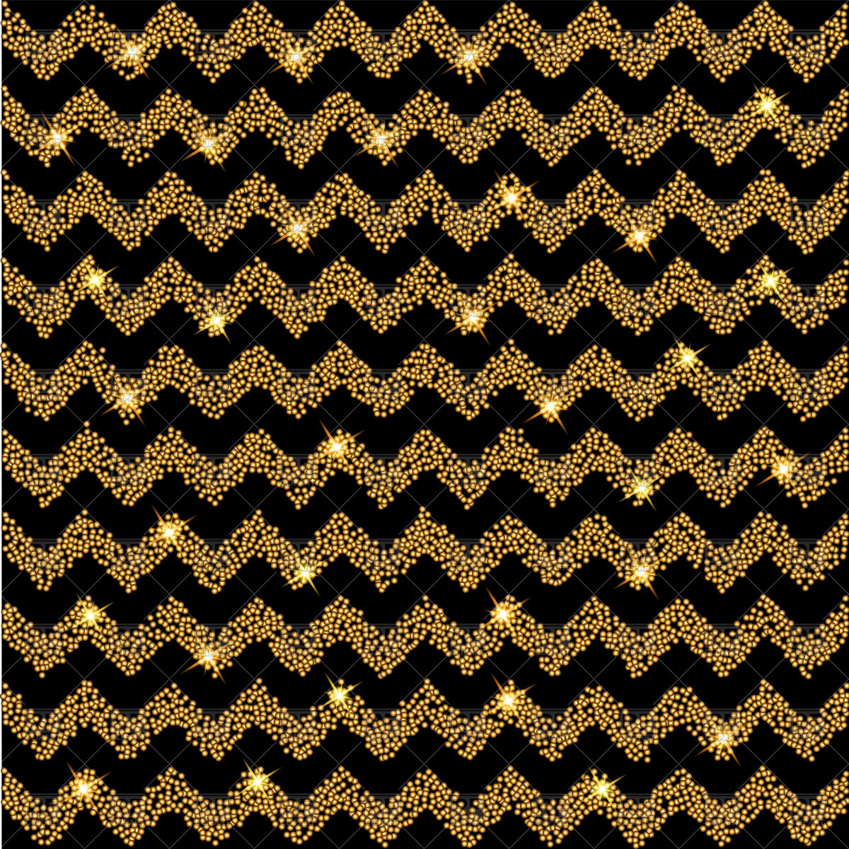 1200x1200 Chevron Gold Glow Background With Stars Vector Image