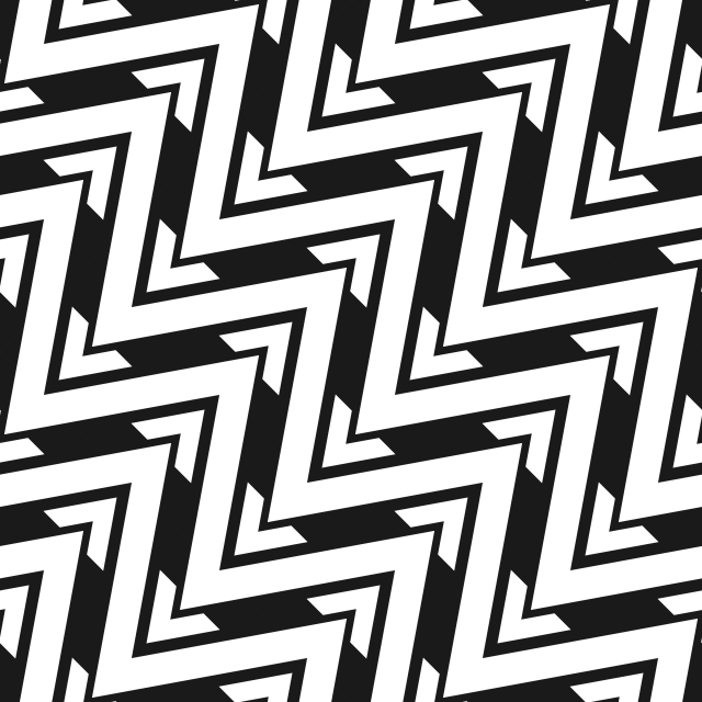 640x640 Chevron Geometric Pattern In Black And White Colors Abstract