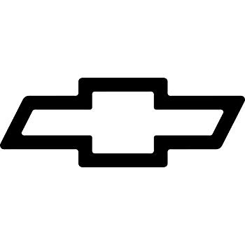 350x350 Crawford Graphix Bowtie Sticker For Chevrolet Chevy