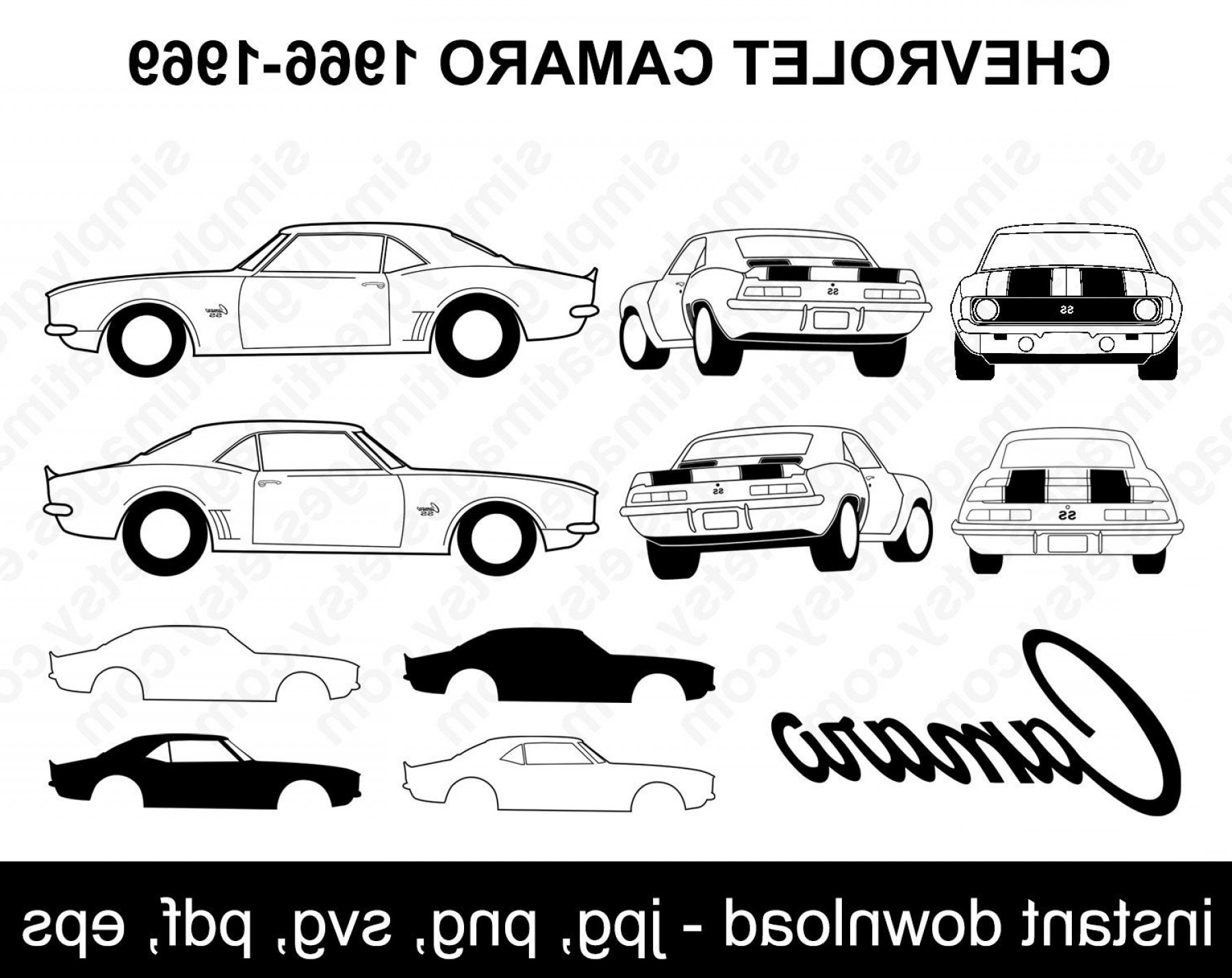 1800x1429 Chevrolet Camaro Ss Vector Geekchicpro