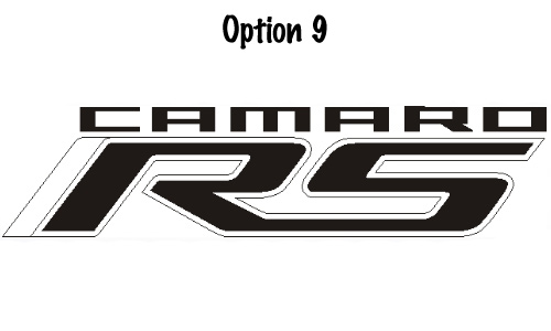 500x300 Camaro Logo Font Images