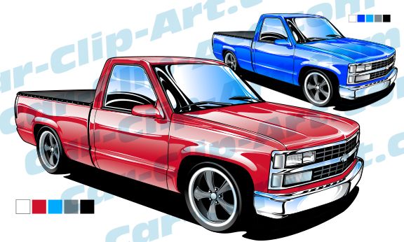 Chevy Half Ton Truck Vector Clip Art Pickup Trucks 576x346 Chevy Half Ton Truck Vector Clip Art Pickup Trucks